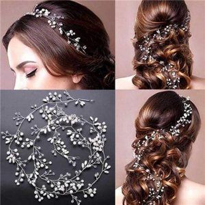 Sparkling Crystal Bridal Hair Vine - 20 Inches